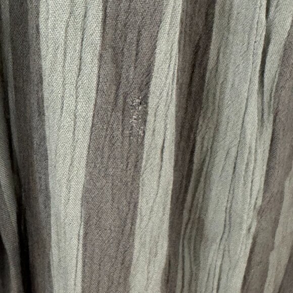 Amuse Society - Hidden Cove Maxi Dress (green / grey / sage stripe) - beachy - M - Picture 10 of 11